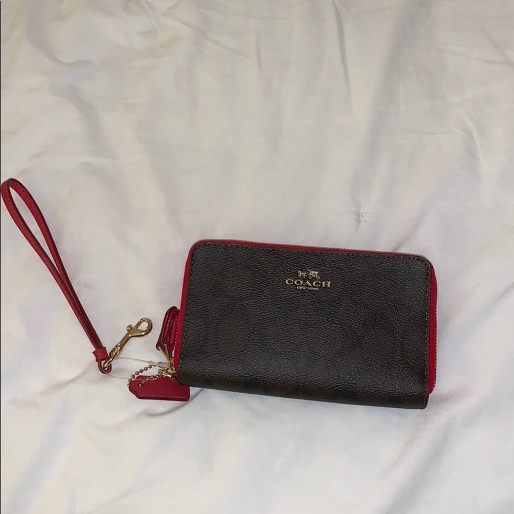 NWOT Coach wristlet